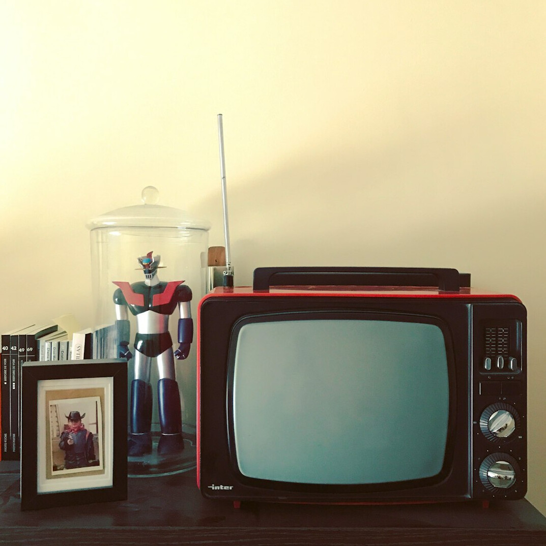 vintage television set